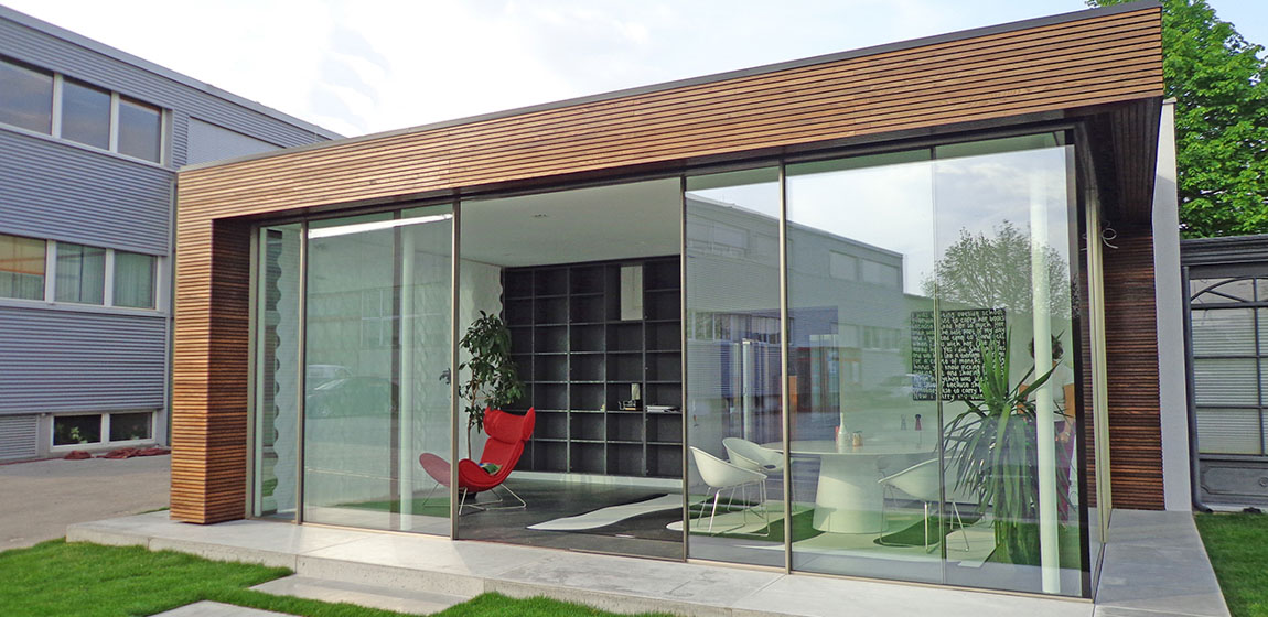livingbox glas wintergarten modern 3